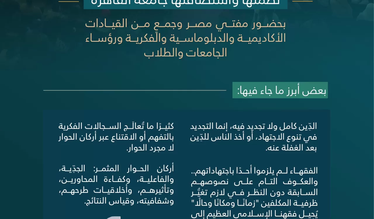 محاضرة الموسم التذكارية: "مستجدّات الفكر بين الشرق والغرب"